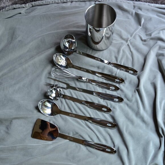 All-Clad Stainless Steel Kitchen Tool Set; 8 piece - Picture 1 of 15